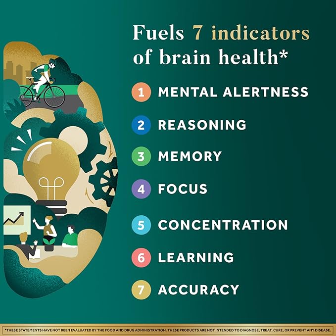 Neuriva Ultra Brain Supplement – Memory & Focus Support | 60 Capsules