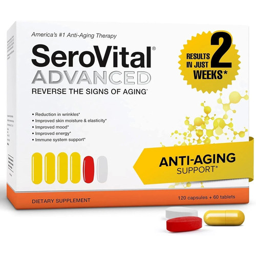 SeroVital Advanced Dietary Supplement 120 Capsules + 60 Tablets New