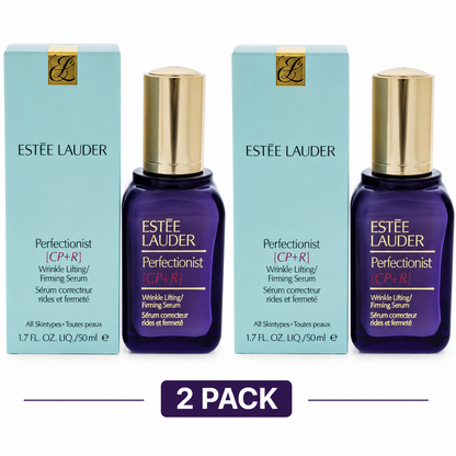 Estee Lauder Perfectionist CP+R Wrinkle Lifting Firming Serum 1.7oz,50ml NEW (Pack of 2)