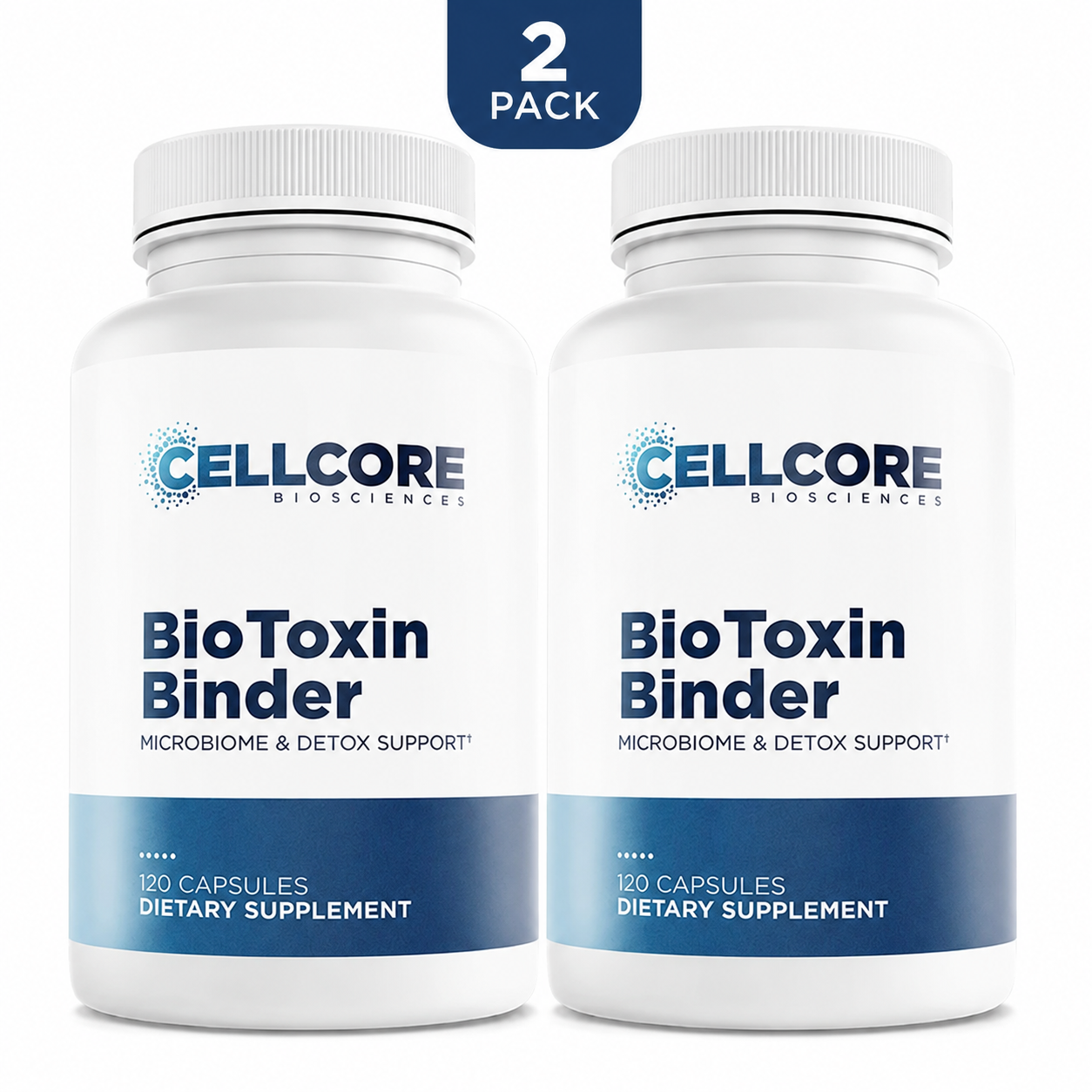 2 Pack CellCore BioToxin Binder Capsules 120