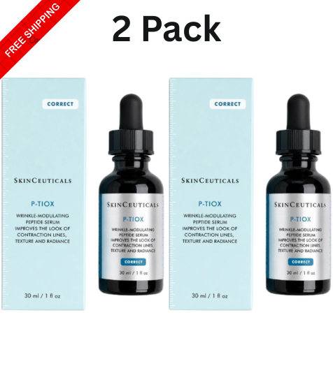 2 Pack SkinCeuticals P-TIOX Wrinkle-Modulating Peptide Serum 30ml 1oz NEW