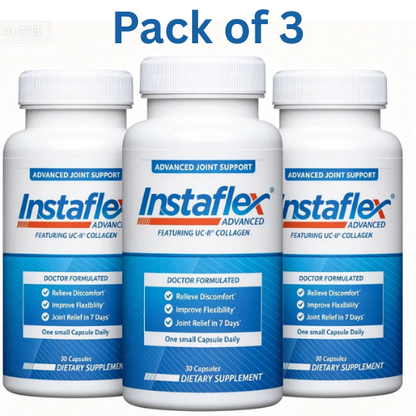Pack of 3 Instaflex Advanced Joint Support Doctor Formulated 30 Capsules