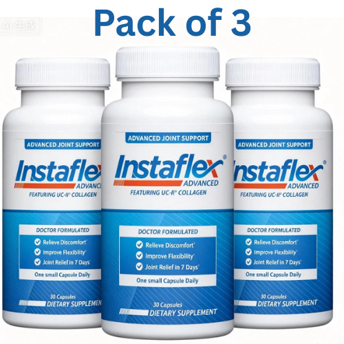 Pack of 3 Instaflex Advanced Joint Support Doctor Formulated 30 Capsules