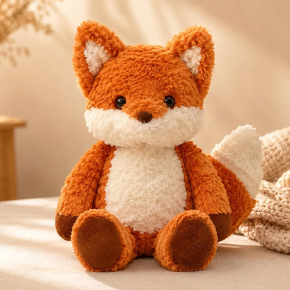 Soft Fox Plush Toy | Cuddly Stuffed Animal Pillow Doll, Woodland Companion