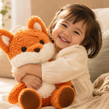 Soft Fox Plush Toy | Cuddly Stuffed Animal Pillow Doll, Woodland Companion