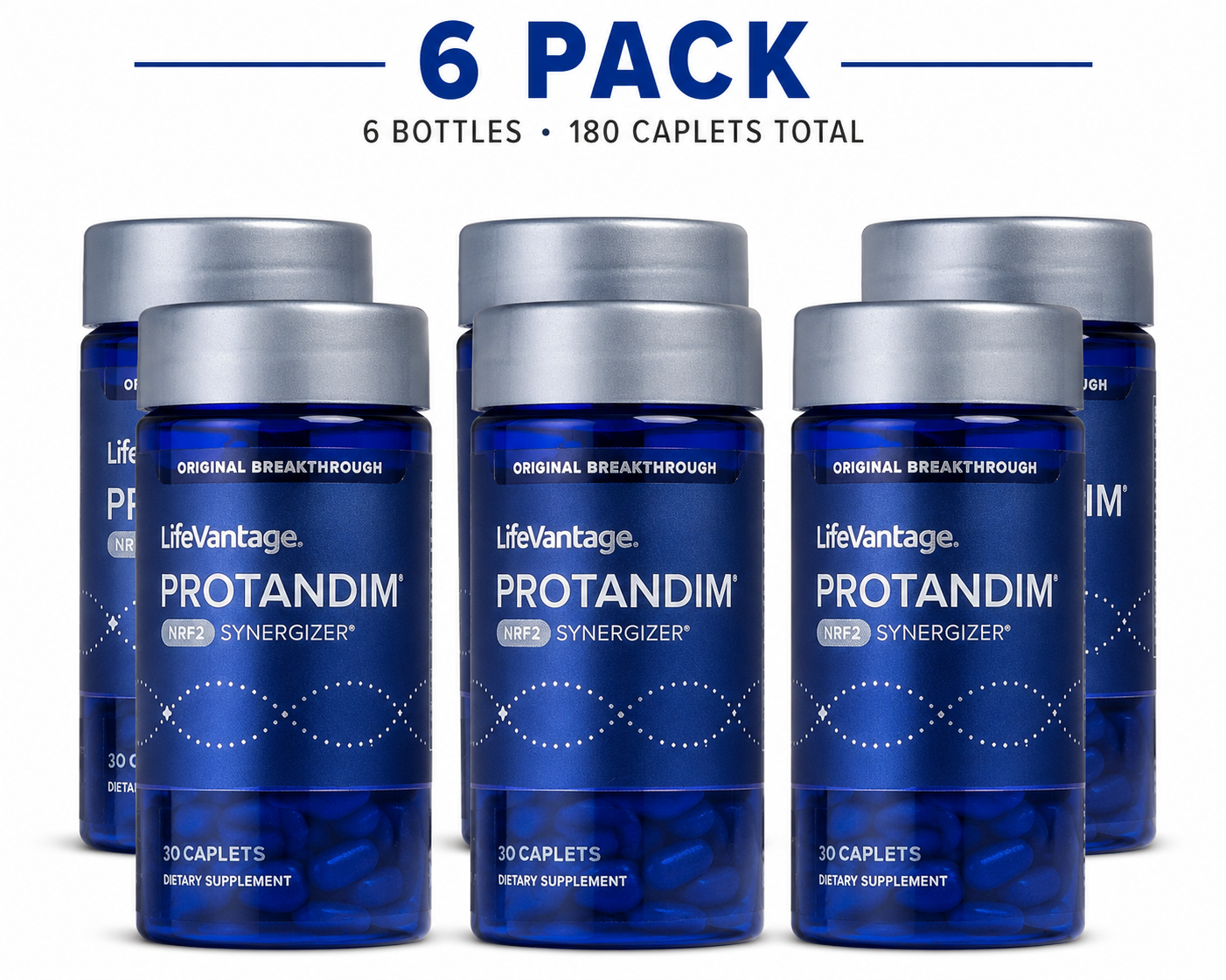 (6 Pack) Protandim Nrf2 Synergizer – Cellular Health & Antioxidant Support Supplement