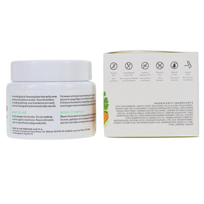 Makeup Removing Cleansing Balm for Deep Cleansing, Hydration & Soft Skin | Gentle Face Cleanser Skincare Formula (3.4 oz)