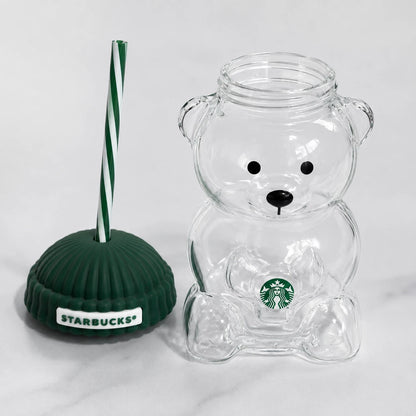 2025 Glass Starbucks Bearista Bear Cold Cup Holiday Limited Edition